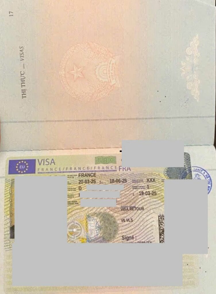 VISA DE RETOUR EN FRANCE